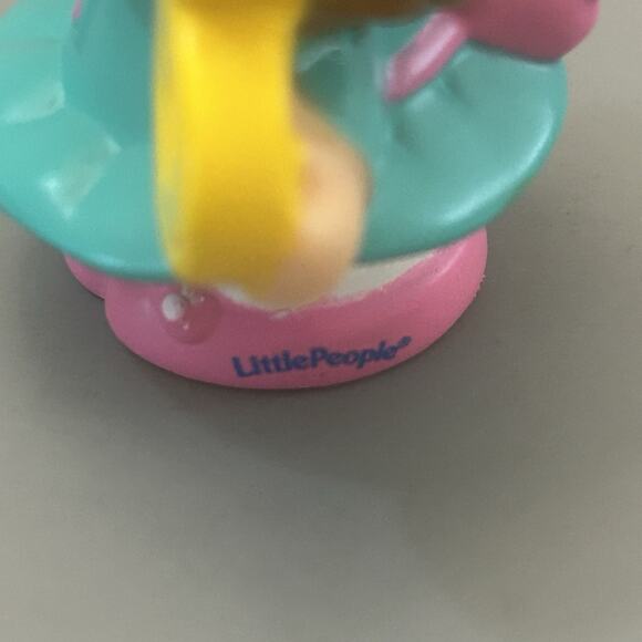 Fisher Price Little People Birthday School Numbers 1 2 3 4 5 and 6 Figures VTG - Picture 8 of 9